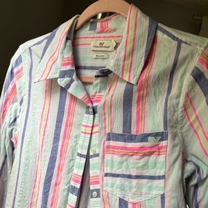vineyard vines pastel button down